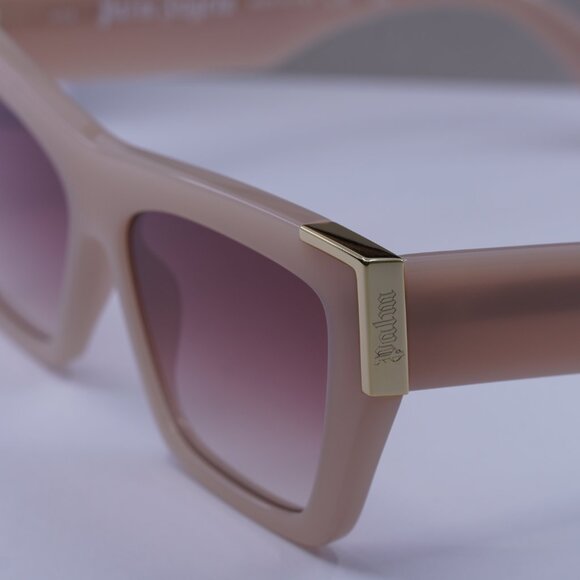 Palm Angels PERI099 HOLLYWOOD 6129 Cat Eye Sunglasses - Light Pink/Red Gradient - Picture 4 of 11